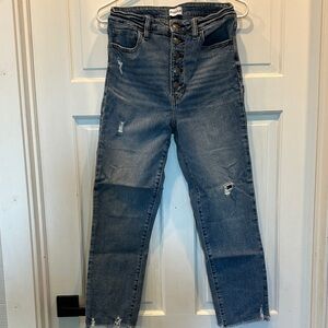 Classic High Rise Blue Jeans